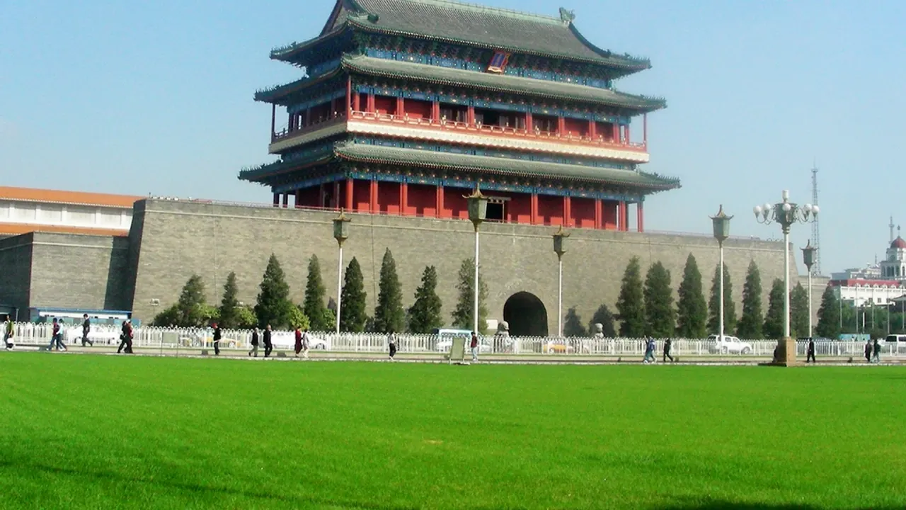 Zhengyangmen gatehouse in Beijing