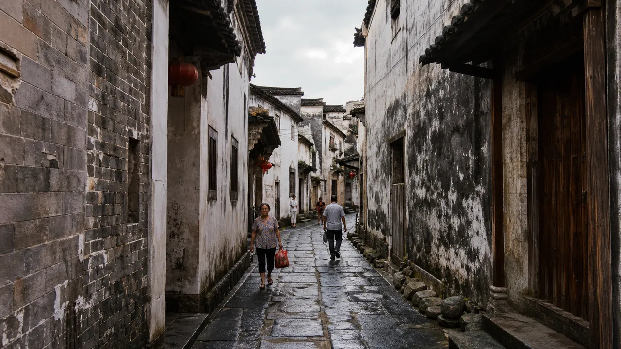 A representative historic lane scene inspired by old Ganzhou